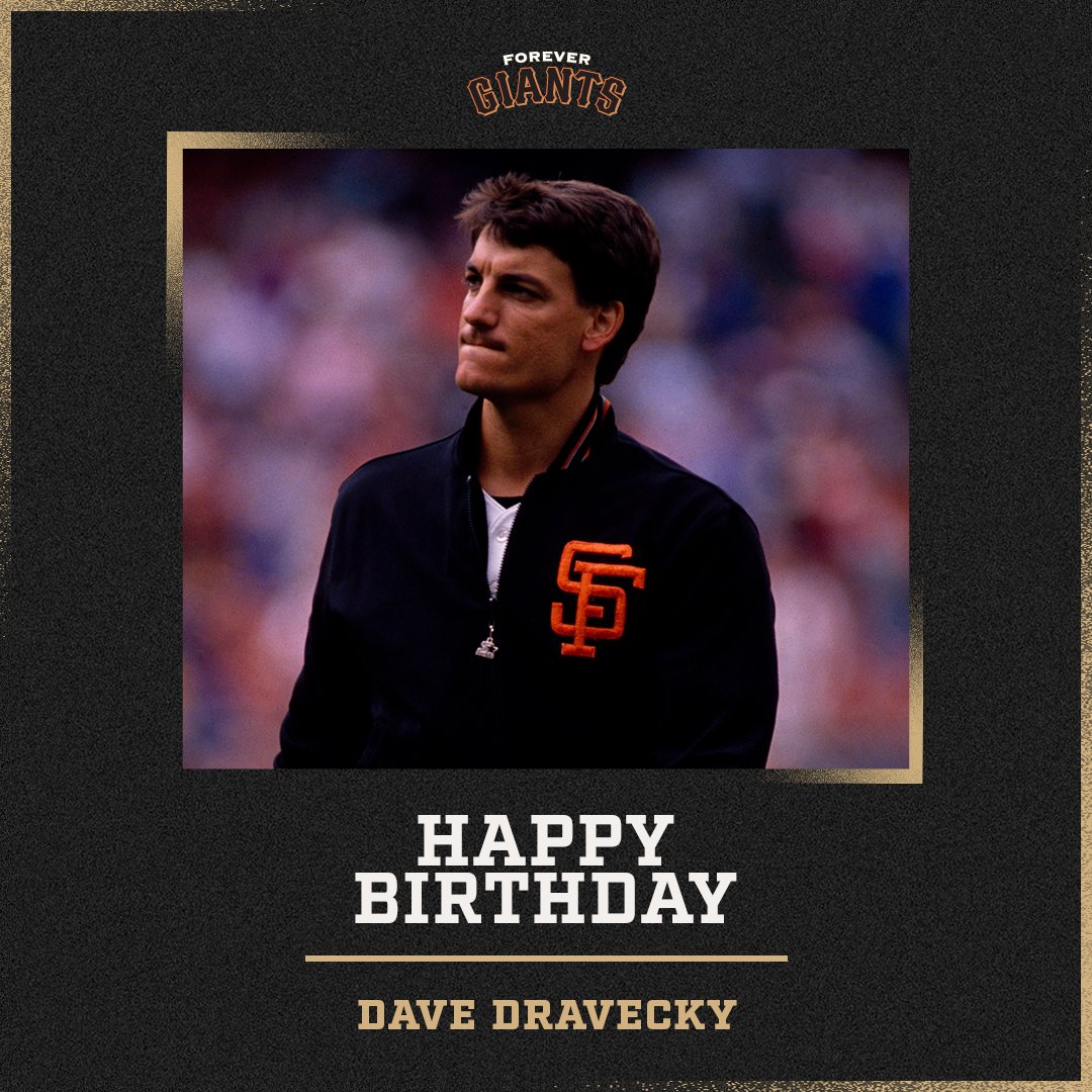 SFGiants's tweet photo. Sending our best to #ForeverGiant Dave Dravecky on his birthday! 🎂 https://t.co/Ngf0XSXBTB