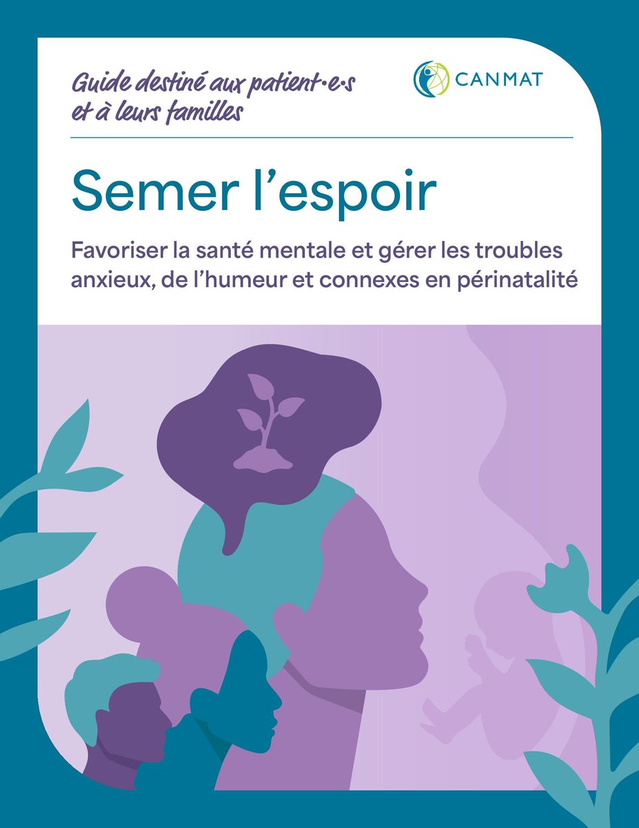 [Communiqué de presse de Santé Canada] Un guide inédit fournit des recommandations pour le traitement des troubles de l’humeur et de l’anxiété pendant la grossesse et le post-partum (2024)
#SantéMentalePérinatale <a href="/simonevigod/">Simone Vigod</a> <a href="/YaaraSaks/">Ya'ara Saks יערה זקס</a>
canada.ca/fr/sante-canad…