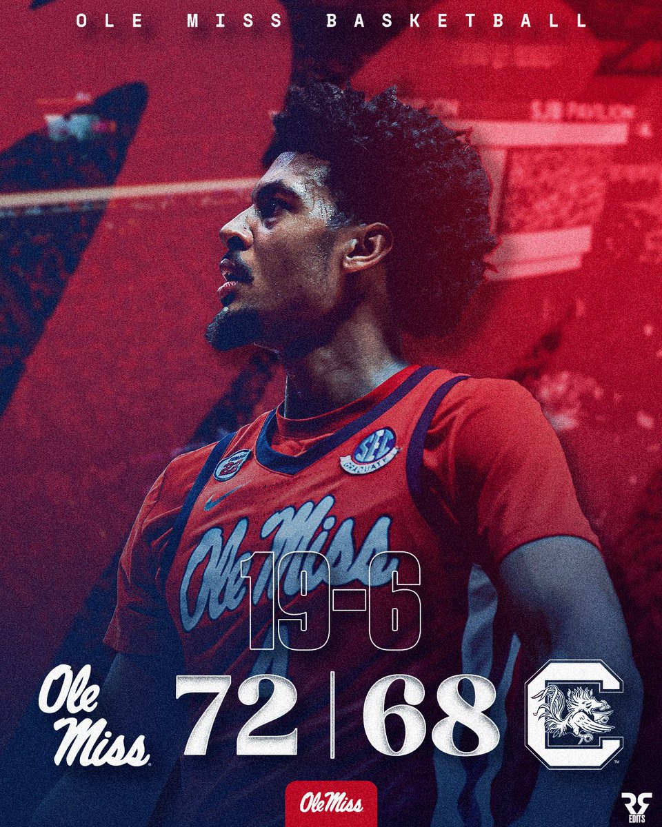 ROAD WIN.  SEC Win #8.  Team Effort.  Rebel Nation &amp; Ole Miss STUDENTS see you Saturday in The Pavilion. 5pm tip #OxfordMS