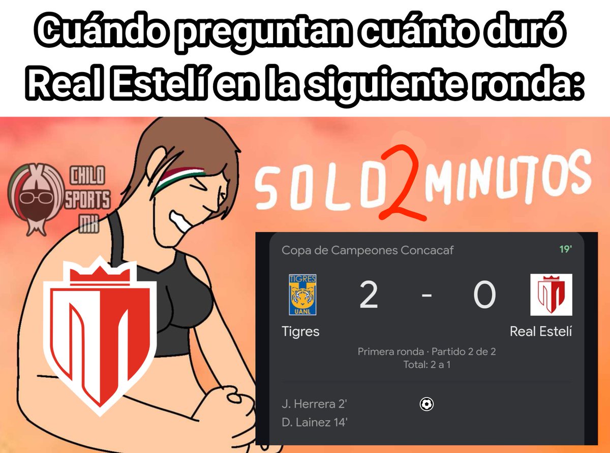 Chilo_Sports_MX's tweet photo. Ahí quedó la "sorpresa" del torneo...
#tigre #realesteli #concacafchampionscup https://t.co/ycLXeSEp8R
