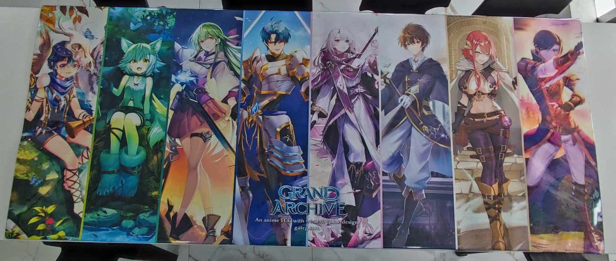 How can you not love playing grand archive tcg? S1 Dawn of Ashes champions, so pretty, cant wait for the AMB-HVN mat

<a href="/grandarchivetcg/">Grand Archive TCG</a> <a href="/GamersshopGS/">Gamersshop</a>