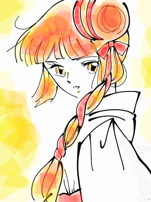 こんにちわ#イラスト #吸血姫美夕 #レトロ漫画 