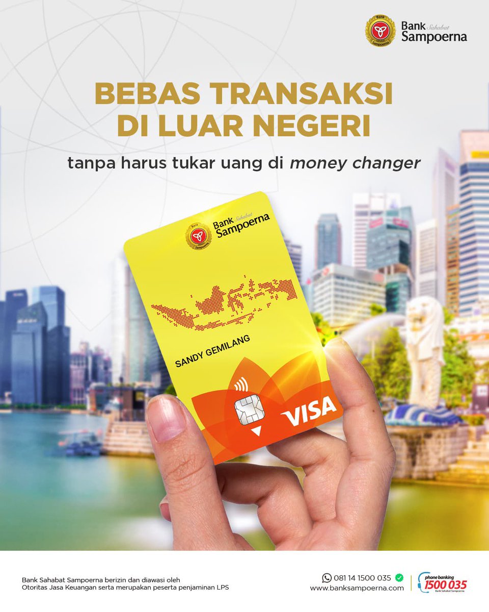 Liburan ke luar negeri sekarang gak perlu ke money changer le 😎