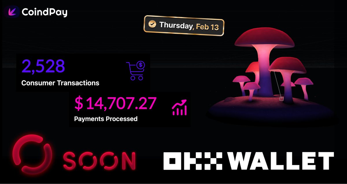 CoindPay (@coindpay) on Twitter photo β³ CoindPay is now live on <a href="/soon_svm/">SOON - Solana Optimistic Network (Mainnet Arc)</a> Mainnet and featured in OKX <a href="/wallet/">OKX Wallet</a> Cryptopedia!
π In just 4 days, 2.5K+ users have joined β and the momentum is accelerating by the minute!
πΈβ¨ Seamless micro-payments in social contexts are unlocking the next generation of crypto adoption. β³ CoindPay is now live on <a href="/soon_svm/">SOON - Solana Optimistic Network (Mainnet Arc)</a> Mainnet and featured in OKX <a href="/wallet/">OKX Wallet</a> Cryptopedia!
π In just 4 days, 2.5K+ users have joined β and the momentum is accelerating by the minute!
πΈβ¨ Seamless micro-payments in social contexts are unlocking the next generation of crypto adoption.