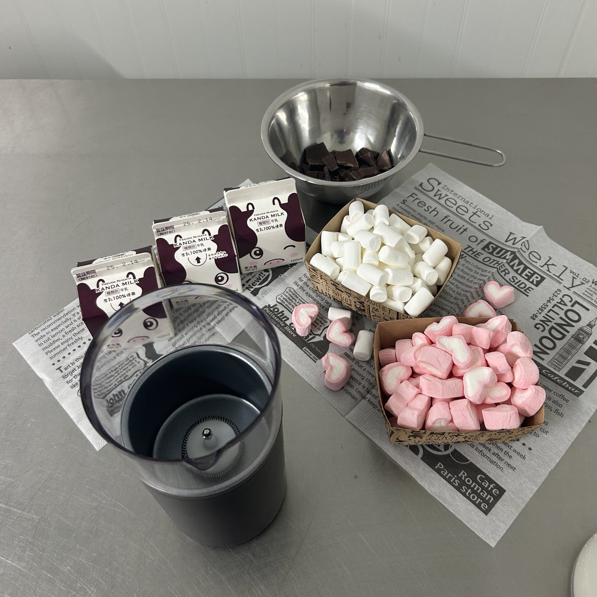 mirupasu's tweet photo. ホットチョコレートできました💞🍫

#バレンタイン https://t.co/3SjIa9DrpA