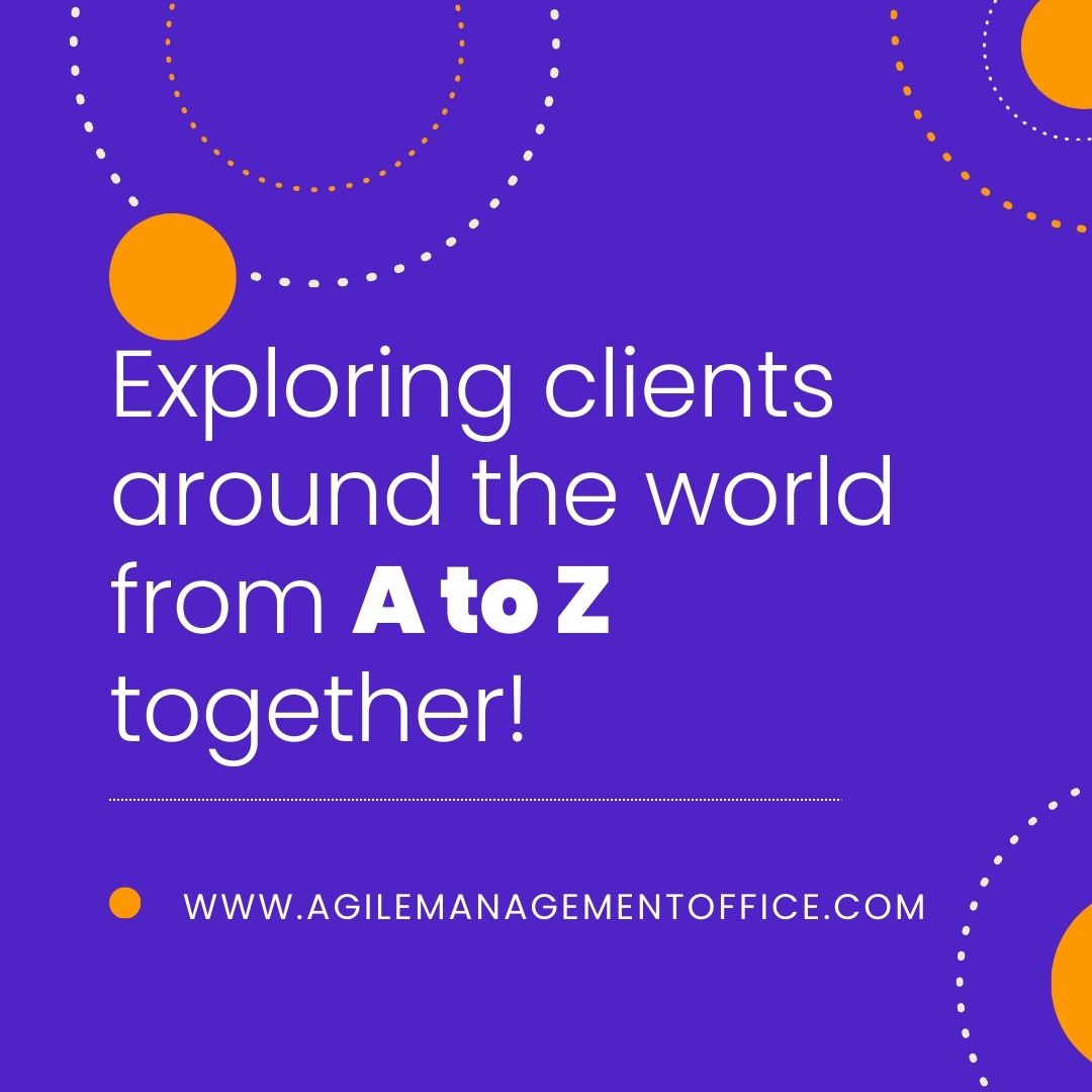 AgileMgmtOffice's tweet photo. Did you know? We've collaborated with businesses representing almost every letter of the alphabet, spanning the globe! 

#agilemgmtoffice

Read our case studies to find out more: https://t.co/hDiEwlQMt4 https://t.co/5SVF4nlAvk