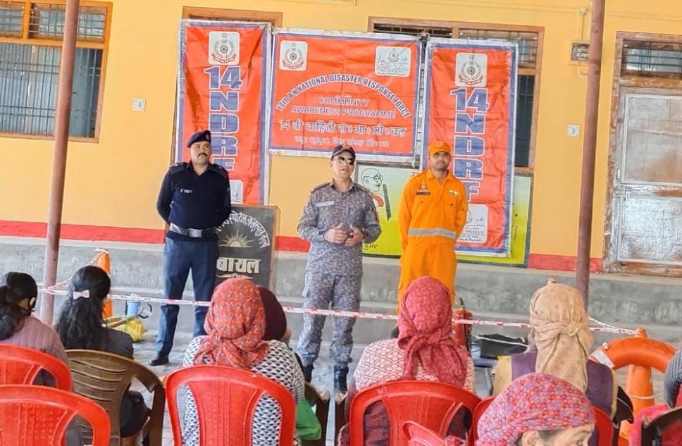 14 BN NDRF Conductet Community Awareness Program(CAP) at Gram Panchayat Gadej, Village- Bayal, District -  Kullu (HP) on Dated 11 Feb 2025.
Beneficiaries - 82 Villagers.