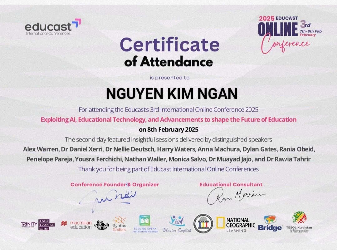 Inspired by #EducastConference2025! 🤩 Learned so much about AI &amp; the future of education. Excited to apply these insights to my work! #edtech #AIinEducation