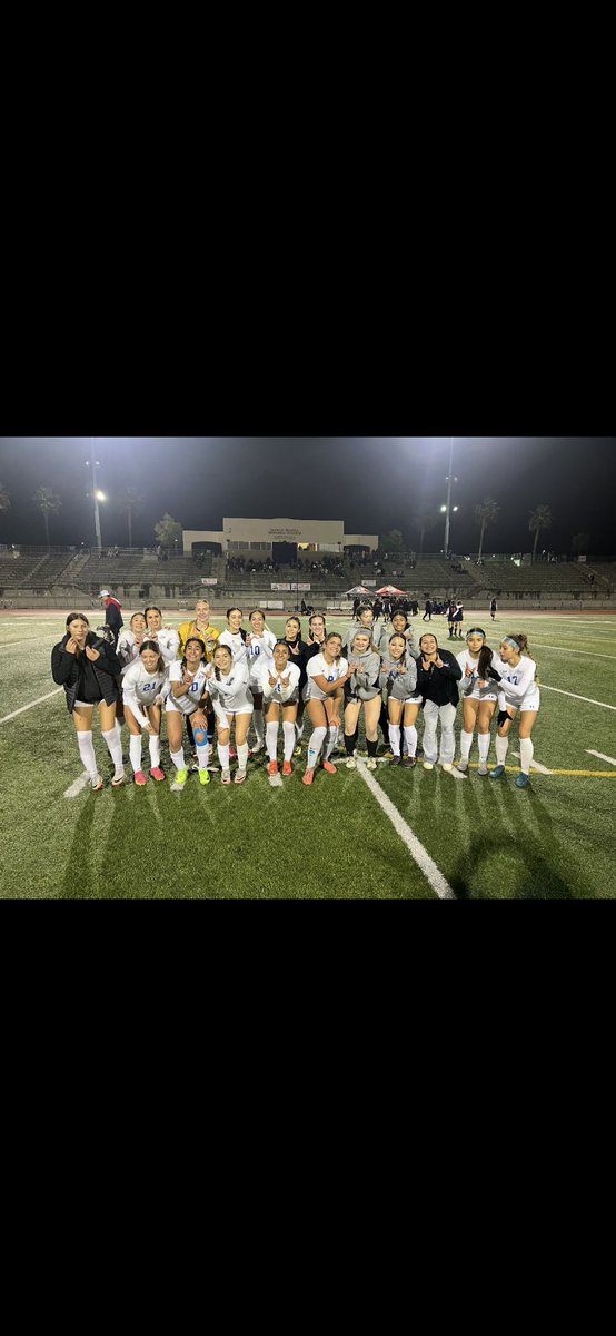 Alta Loma soccer with the win in 1st rd of CIF!!