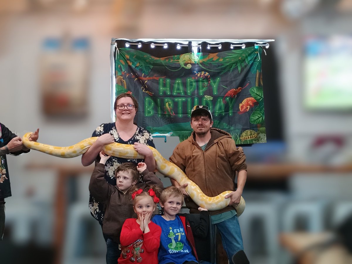 Dzz_Reptarium's tweet photo. 2025 is the Year of the Snake! Are you ready for a wild, fun, &amp; educational event? Hit us up before all the spots slither away!
 If you are a teacher, homeschool, daycare, scout leader or other organization.  Contact us on Facebook messenger for a hands on educational experience. https://t.co/stLykyoYDl