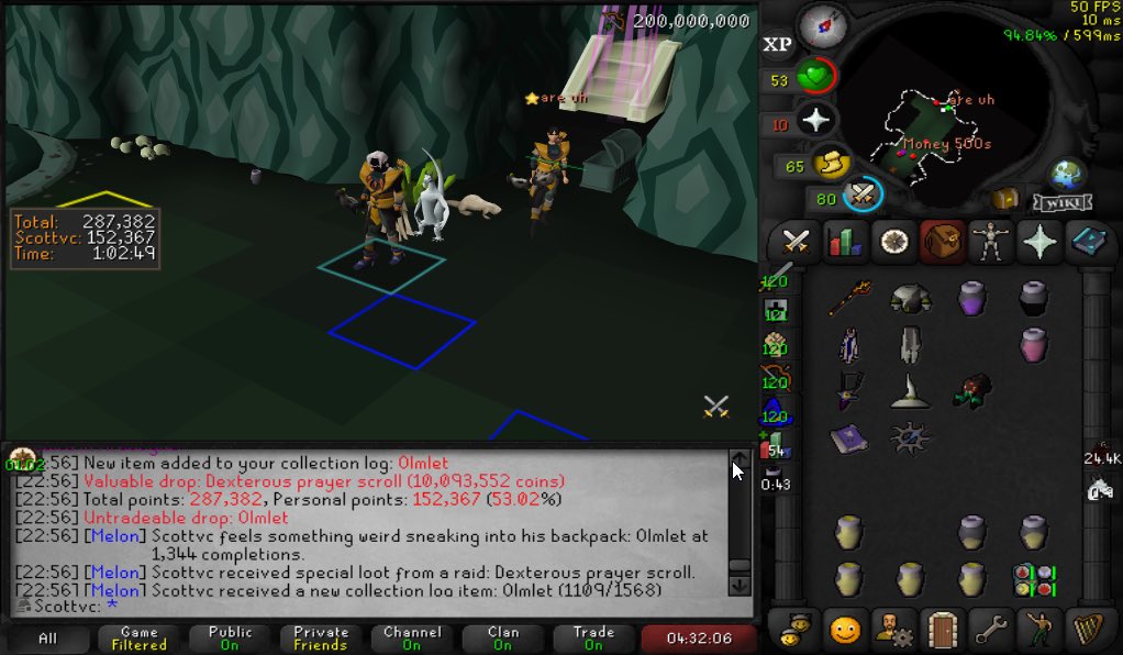 #43 Olmlet - 1,344 normal kc + 495 cm’s (80 purples)

Raids pets completed, still need cm dust :)