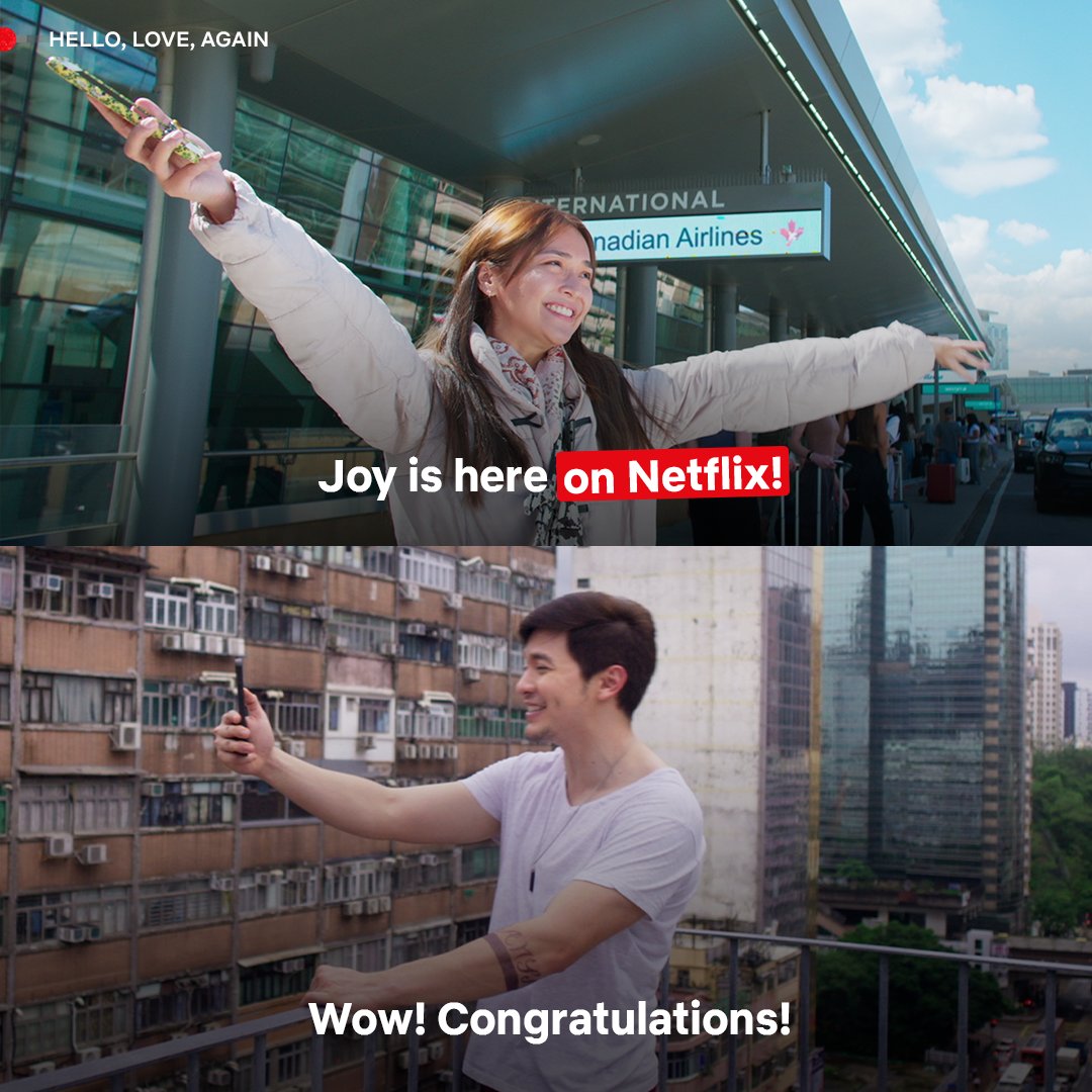 Hanggang sa huli, palagi. Joy and Ethan are home. Hello, Love, Again is now playing on Netflix! 🥹

#HelloLoveAgain #KathrynBernardo #AldenRichards #KathDen