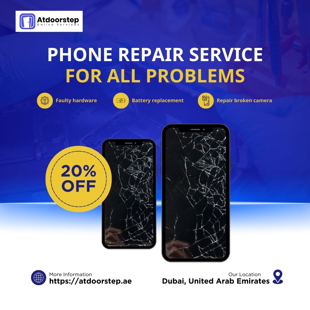 Atdoorstep2's tweet image. Mobile Charging Problems?

Is your phone not charging properly? We’ll fix it – at your convenience! Get expert service on-site.

Call: +97145490505

#ChargingIssues #MobileFix #TechExperts #DubaiServices #MobileRepairDubai #MobileRepairNearMe