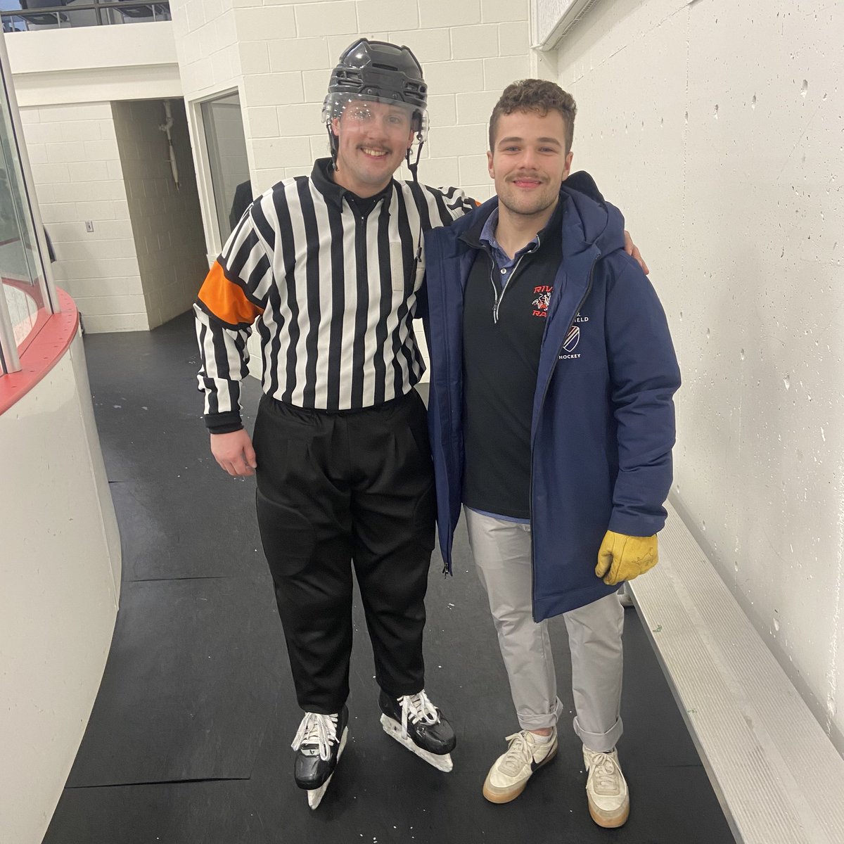 Thank you sir, you reffed a great game today. These two had the two best muzzies in the rink today.