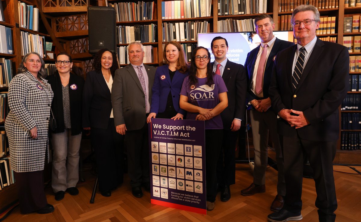 Rhode Island House of Representatives (@rihouseofreps) on Twitter photo Earlier today, <a href="/RepCraven/">Rep. Bob Craven</a> and Sen. <a href="/LaMountainfor31/">Matthew L. LaMountain</a> hosted a press conference, in partnership with 27 victim service organizations, to highlight legislation they are sponsoring to protect critical services for victims of crime.
The Victims of Crime Trauma Informed Mobilization Earlier today, <a href="/RepCraven/">Rep. Bob Craven</a> and Sen. <a href="/LaMountainfor31/">Matthew L. LaMountain</a> hosted a press conference, in partnership with 27 victim service organizations, to highlight legislation they are sponsoring to protect critical services for victims of crime.
The Victims of Crime Trauma Informed Mobilization