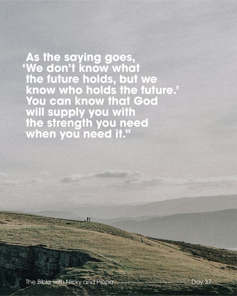 When David was reflecting on his previous battles, he knew that since God had armed him with strength in the past, he would do it again in the future. While we may not know exactly what lies ahead, we can know that God will supply us with the strength we need when we need it.