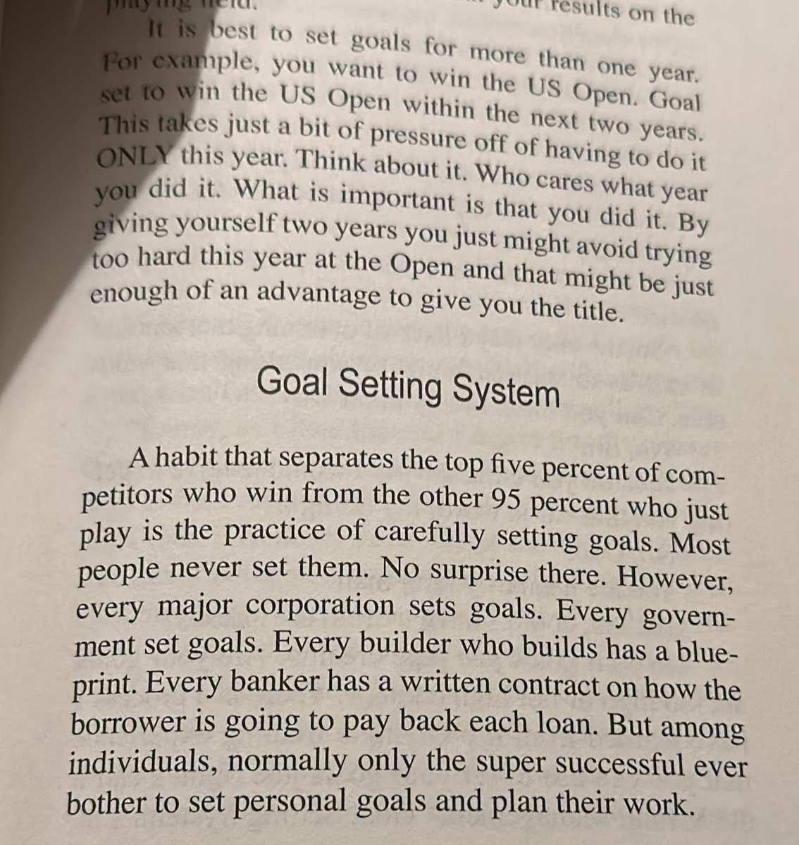 Every corporation sets goals. 
Every company. Every government. Every athlete. 

So why don’t you?