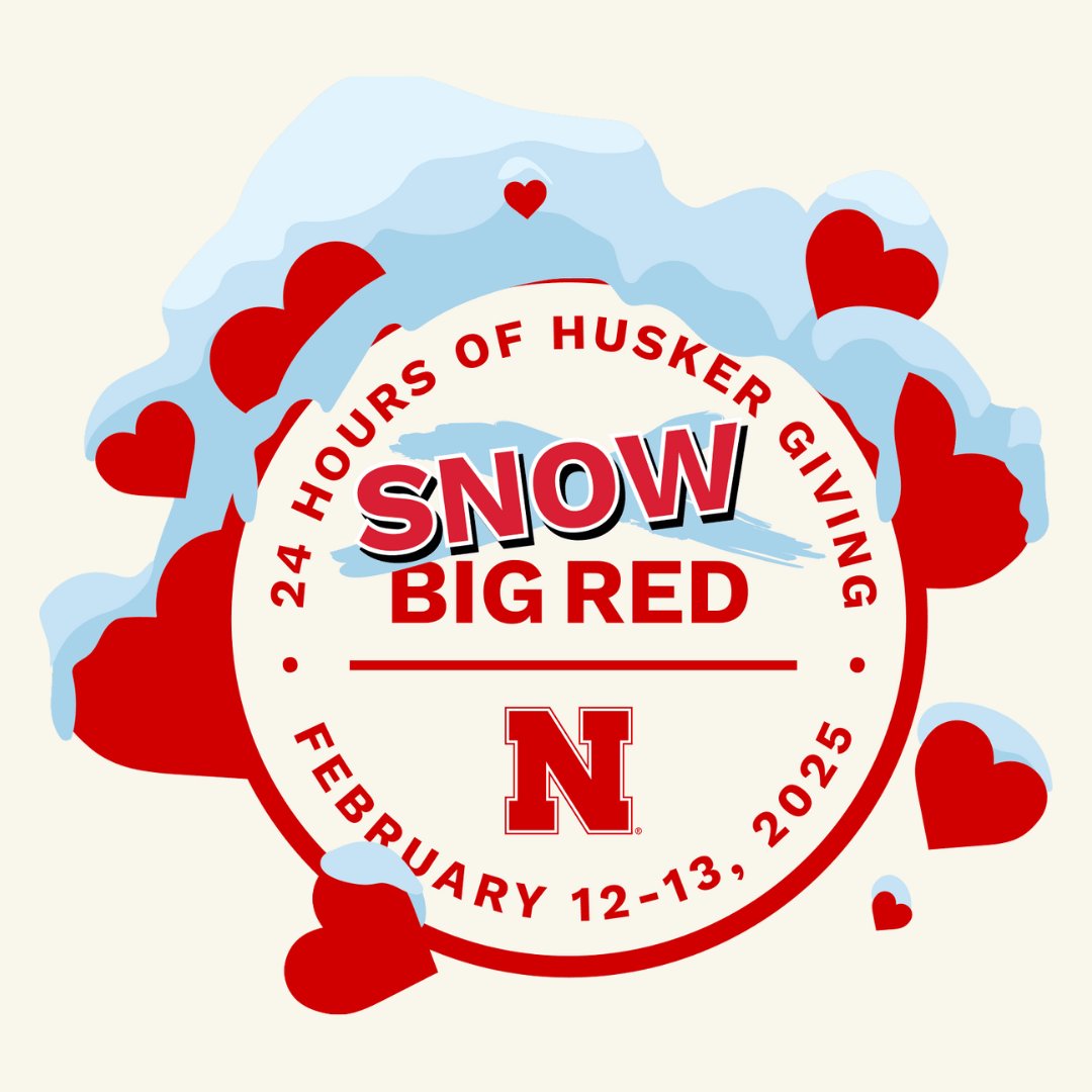 UNL_HGSA's tweet photo. Giving warms the heart! ❄️Spend this snow day helping the History Graduate Students @UNLincoln create new funding opportunities during #GlowBigRed 

Make your gift here before noon tomorrow! https://t.co/chqLS2enXe https://t.co/mb6Ykbqaok