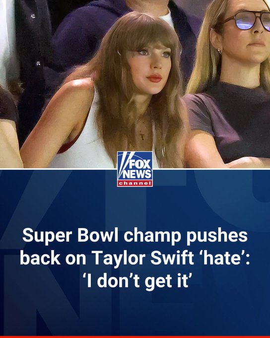WellnessWo92780's tweet photo. @FoxNews Big names like this don’t just make plays on the field—Eagles stepping up to defend Travis Kelce’s girl after the boos? Respect. 👏 The drama off the field is just as intense as the game itself! #NFL #Eagles #TravisKelce #FootballFamily" https://t.co/SRIB3lEmX6
