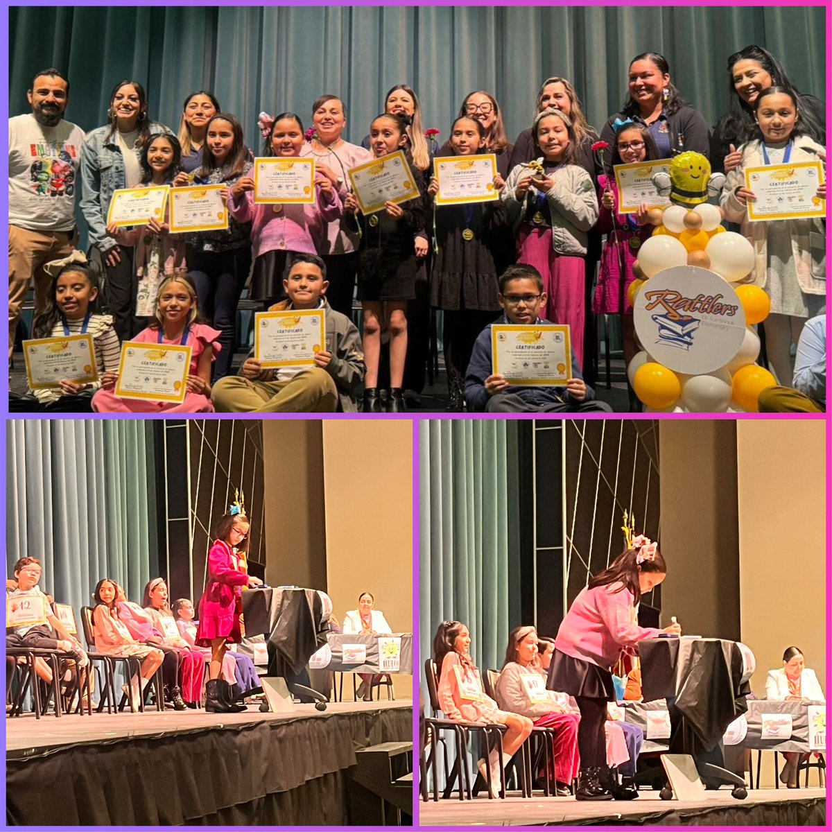 Felicidades a Olivia García nuestra ganadora de Deletreo en Español, 1er lugar en DSSE y 2do lugar del distrito! ¡Felicidades Cascabeles, estoy increíblemente orgullosa de cada uno de ustedes! Gracias a mi increíble equipo por su apoyo incondicional.  📕💚🍎