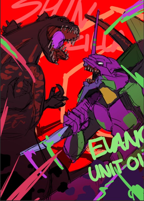 WIP 🦎

#art #anime #animeart #Godzilla #Godzillafanart #Evangelion #fanart