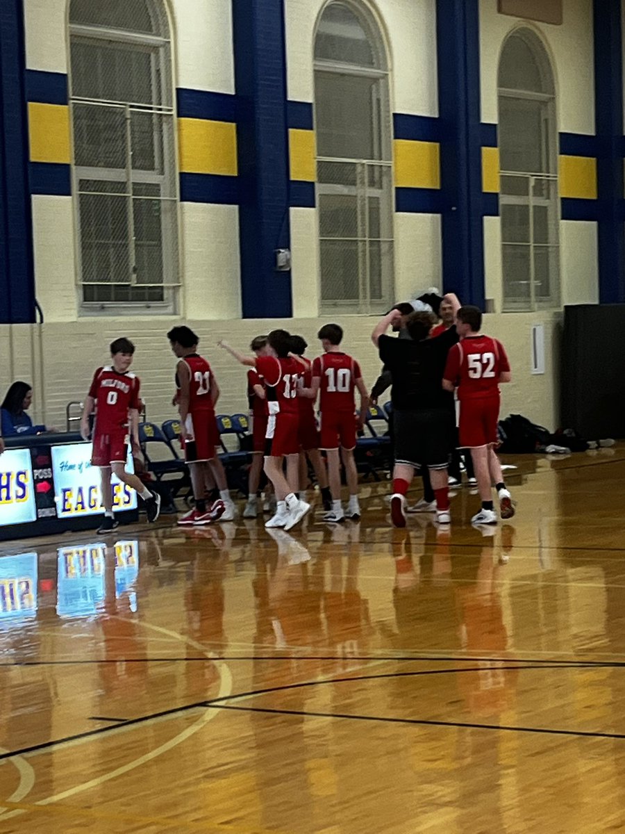 Congratulations to our 7th grade Red team for their come from behind victory over Kings, winning the league championship 29-23! <a href="/MJHS_Goetz/">Misty Goetz</a> @MjhToddwells @MJHS_Ferguson <a href="/MJHS_Athletics/">Milford MS Athletics</a>