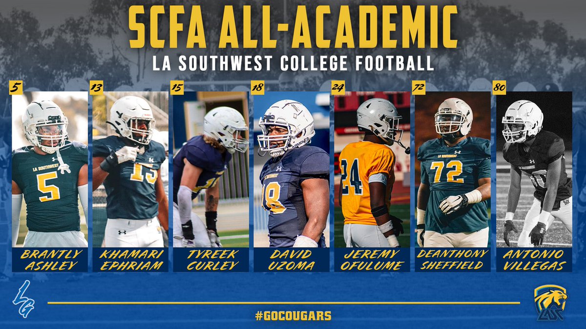DeexShef's tweet image. SCFA ALL-ACADEMIC 🎓📚