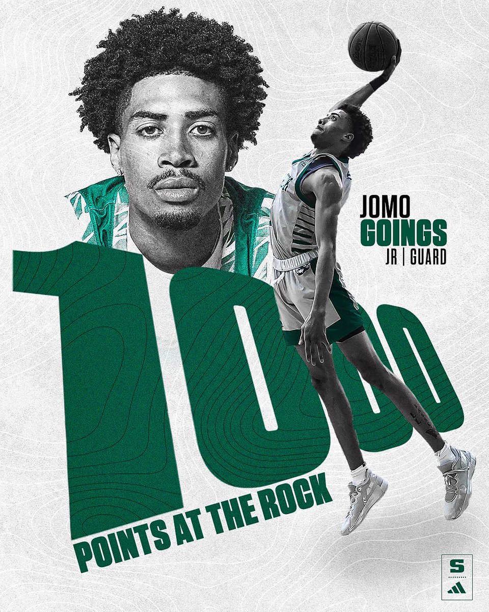 MBB: Jomo Goings scores the first two points of the game and with it hits the 1,000-point milestone!