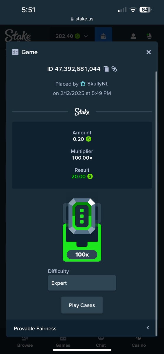 SkullyValid's tweet photo. @StakeUsa Stake user: SkullyNL https://t.co/VImRHV11G8
