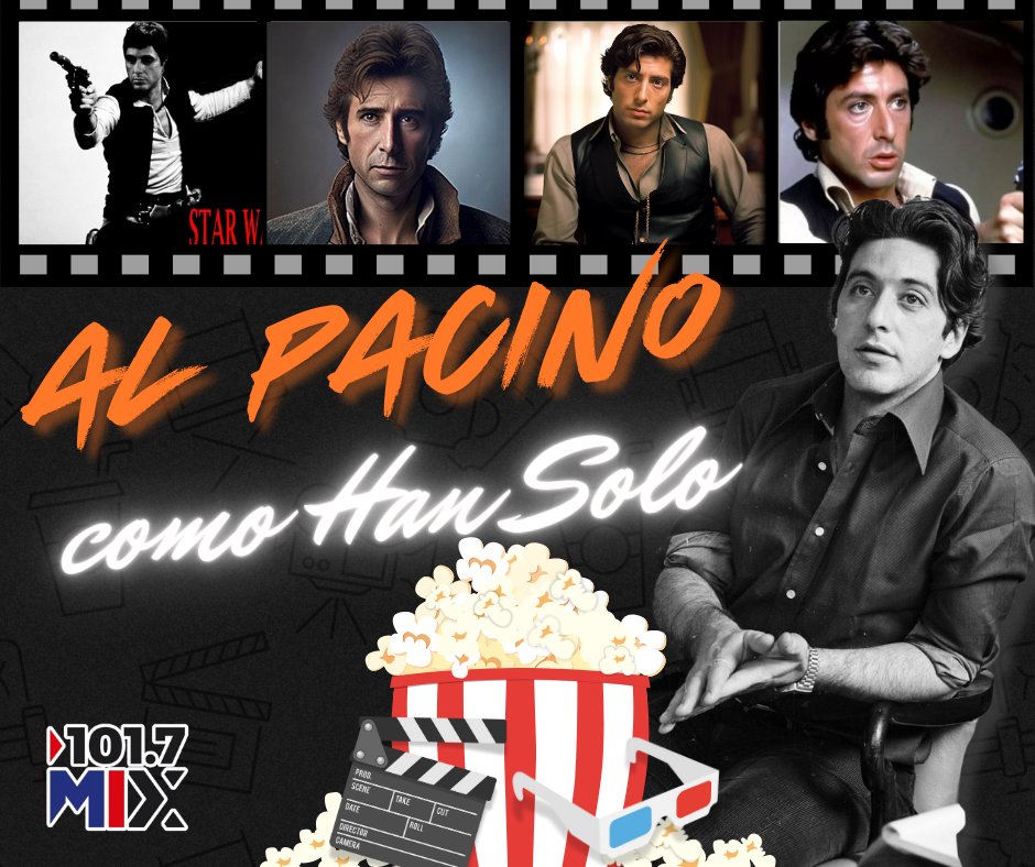 MikeEnMix's tweet photo. ¡Al Pacino CASI fue Han Solo en STAR WARS!

En una charla en el centro cultural The 92nd Street Y, en Nueva York, el actor relató: “Me pasaron un guion llamado Star Wars. Me ofrecieron mucho dinero. No lo entendí. Lo leí. Así que dije que no podía hacerlo”.

#StarWars #AlPacino https://t.co/cDTVaOwZaJ