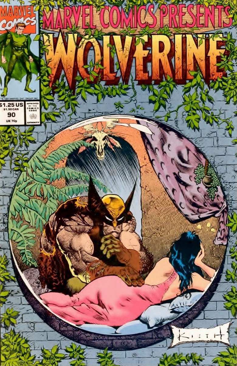Time To Relax 🛀 
#WolverineWednesday 
Sam Kieth ✍️