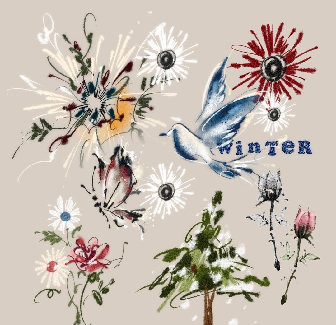 커버사진 휘인이랑 친한 타투이스트가 해주신거 같지🥹