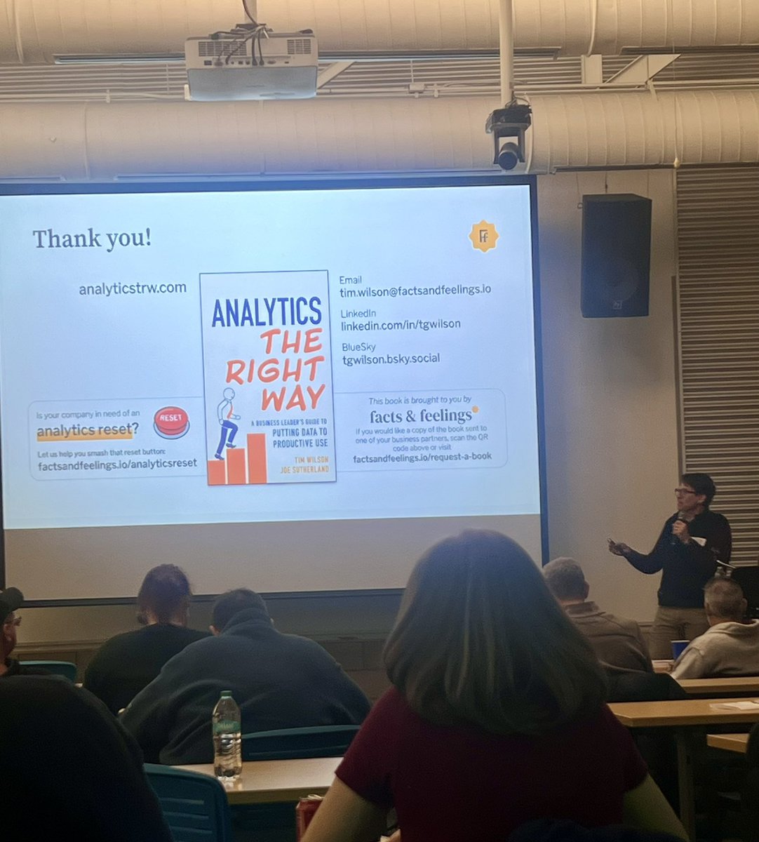 Columbus Data & Analytics Wednesdays (@cbusdaw) on Twitter photo Thanks for the great info on how to use #data and #analytics the right way, <a href="/tgwilson/">Tim Wilson</a>!
Very thankful <a href="/less_and_better/">facts & feelings</a> was able to provide so many free book copies tonight! 👏🎉 Thanks for the great info on how to use #data and #analytics the right way, <a href="/tgwilson/">Tim Wilson</a>!
Very thankful <a href="/less_and_better/">facts & feelings</a> was able to provide so many free book copies tonight! 👏🎉