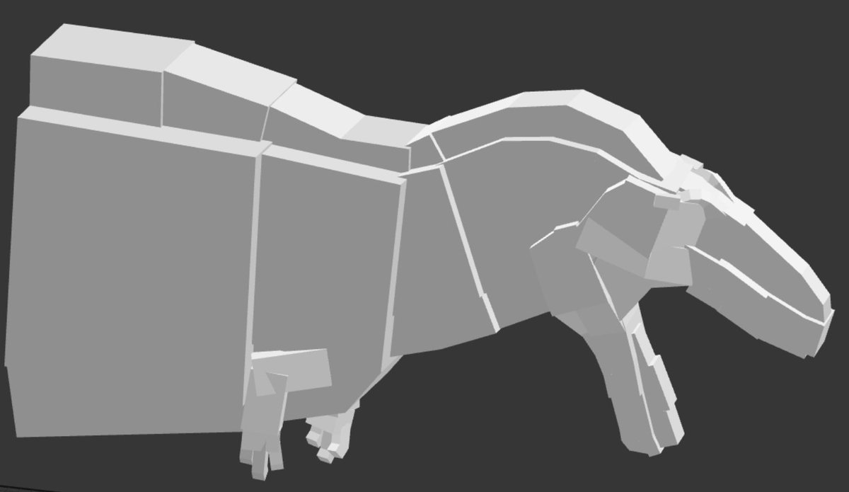 TheRealSeishiro's tweet photo. Acrocanthosaurus Atokensis for Great American Butcher https://t.co/MMn4Ir2m4D
