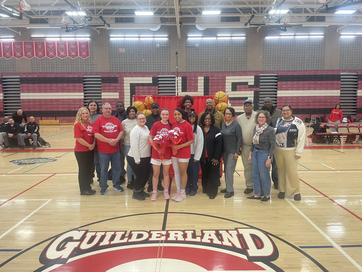 GuilderlandAthletics (@godutchathletix) on Twitter photo Happy Senior Night to Guilderland Girls Basketball, a win over Ballston Spa! The teams 10th win of the season. Congrats to seniors Vivian Timmons, Madyson Hamilton and families. Thank you for your commitment to the program!
<a href="/GuilderlandCSD/">Guilderland Schools</a> <a href="/GuilderlandHs/">Guilderland Girls HS Basketball</a> Happy Senior Night to Guilderland Girls Basketball, a win over Ballston Spa! The teams 10th win of the season. Congrats to seniors Vivian Timmons, Madyson Hamilton and families. Thank you for your commitment to the program!
<a href="/GuilderlandCSD/">Guilderland Schools</a> <a href="/GuilderlandHs/">Guilderland Girls HS Basketball</a>