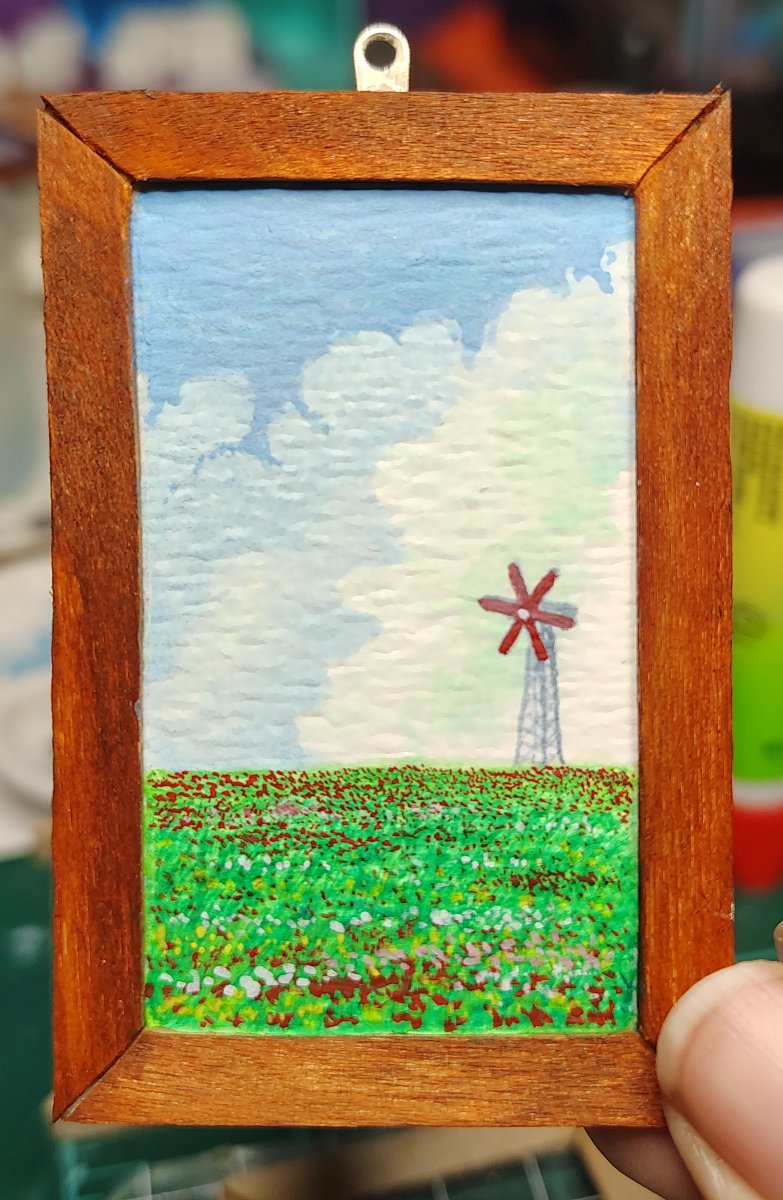BooBooNubs's tweet image. miniature paintings I did recently