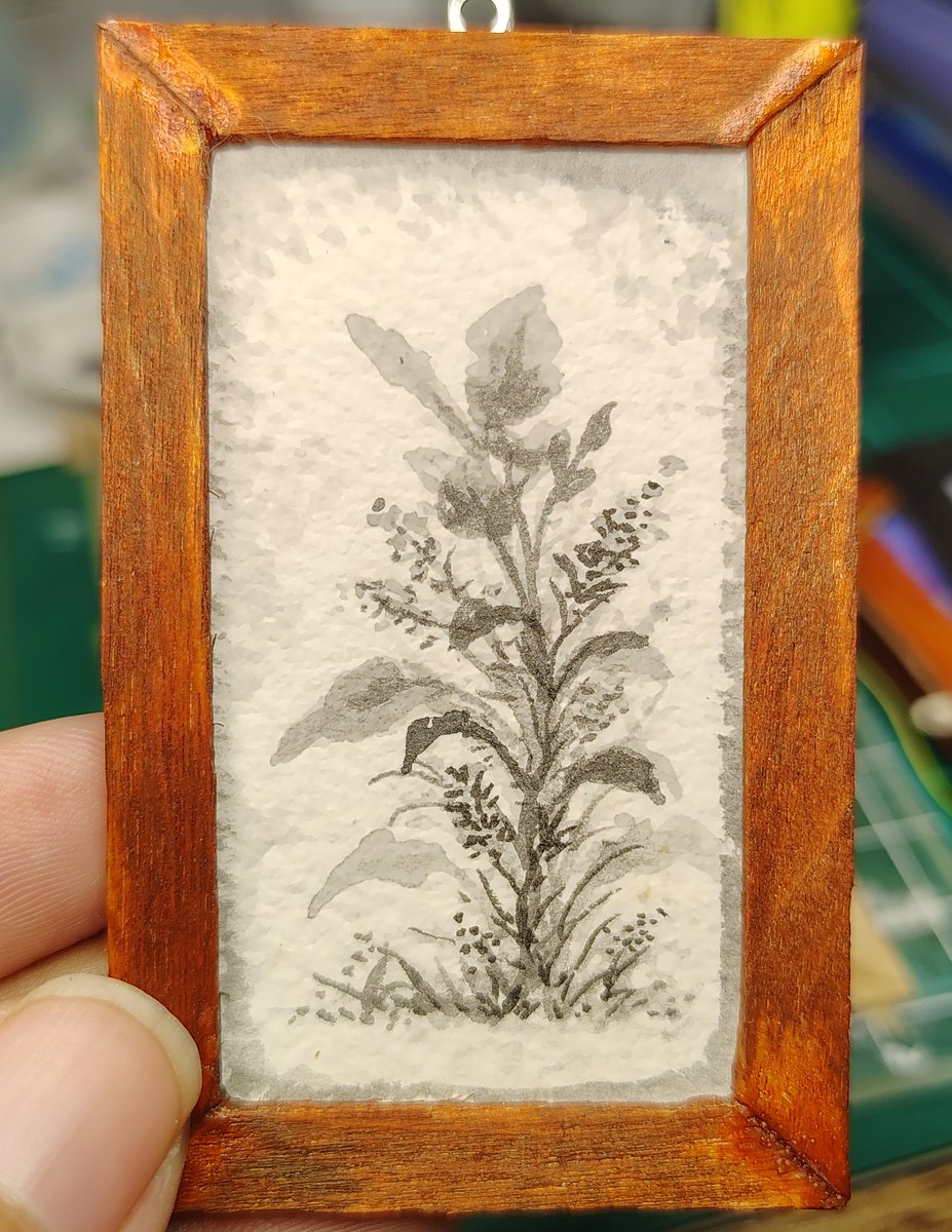 BooBooNubs's tweet image. miniature paintings I did recently