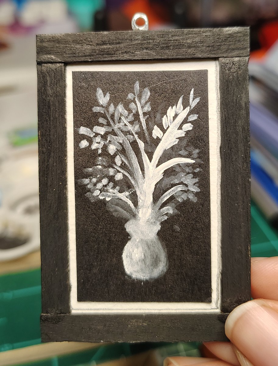BooBooNubs's tweet image. miniature paintings I did recently