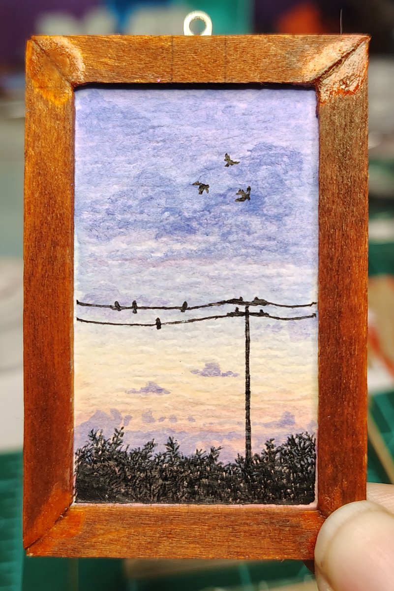BooBooNubs's tweet image. miniature paintings I did recently