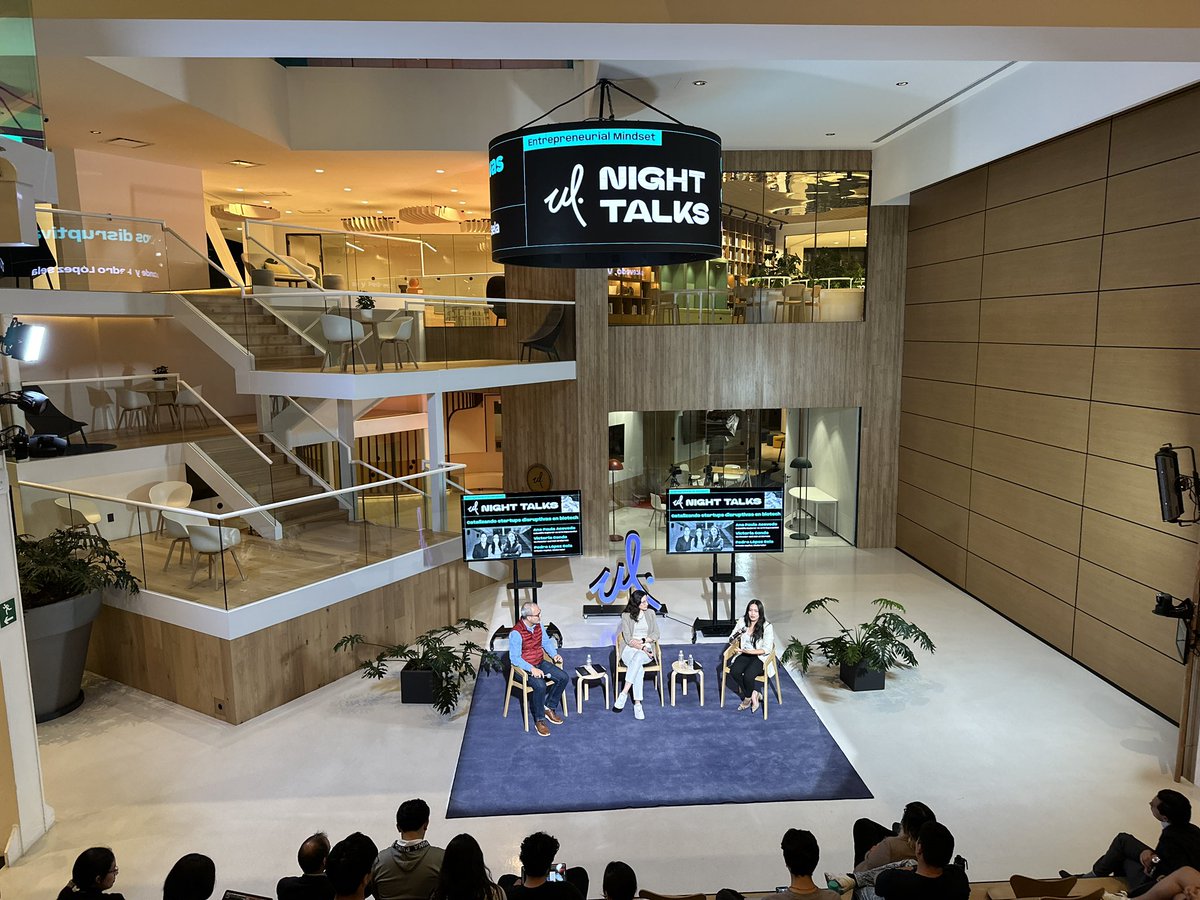 Hoy en “Night Talks: Entrepreneurial Mindset - Catalizando startups disruptivas en biotech” con la moderación de <a href="/plopezsela/">Pedro LÓPEZ SELA</a>. 

Ponentes: Ana Paula Acevedo, Scientific Explorer en Grid Exponential y Victoria Conde, Co-founder at MicroIN. 

🔴En vivo🔴 youtube.com/live/dr1GeEtz8…