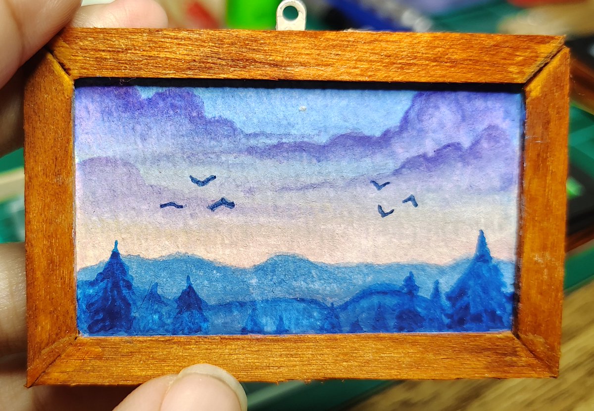 BooBooNubs's tweet image. a couple more mini paintings
