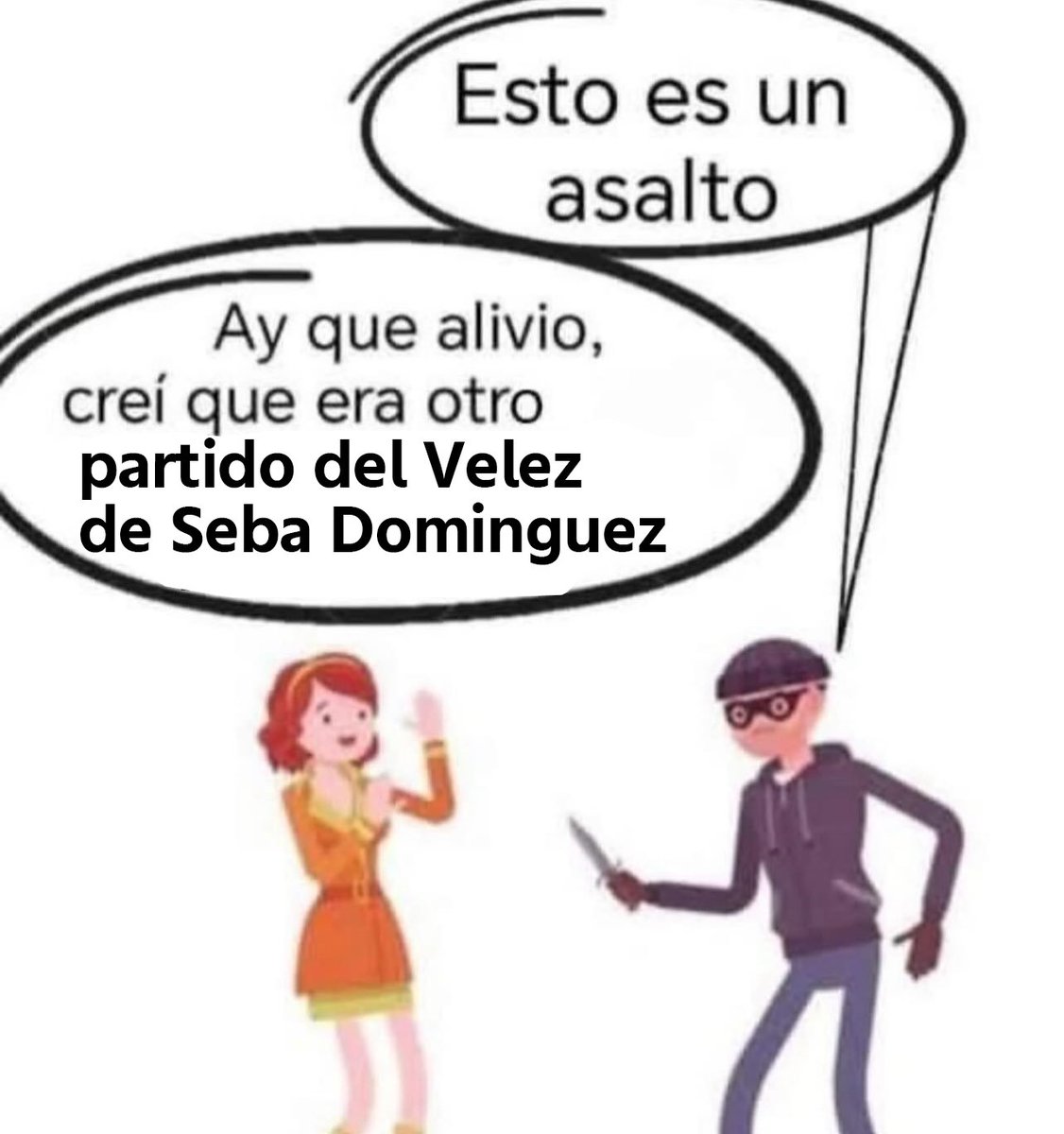 otro partido del Velez de Seba Dominguez