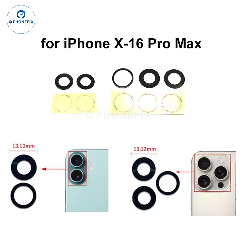 vipprogfixphone's tweet image. #iPhone rear camera lens with adhesive is one of the most common iPhone accessories that needs to be replaced, suitable for iPhone X/XS/11/12/13/14/15/16 Pro Max.

#iPhonecamerarepair #iPhonecameralens #diyfixtool #phonefix #ChinaPhonefix #iPhone16 #iPhonebackcamera #iPhone16pro