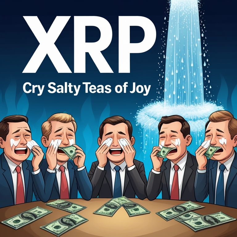 xrpTears's tweet photo. 🤑 XRP millionaires crying tears of joy 😂 as they wipe their eyes with wads of $100 bills! 💸 XRP to the moon baby! 🚀 #XRPL #XRPArmy 
Crying all the way to the bank! 💧 https://t.co/Vz739bBmsY