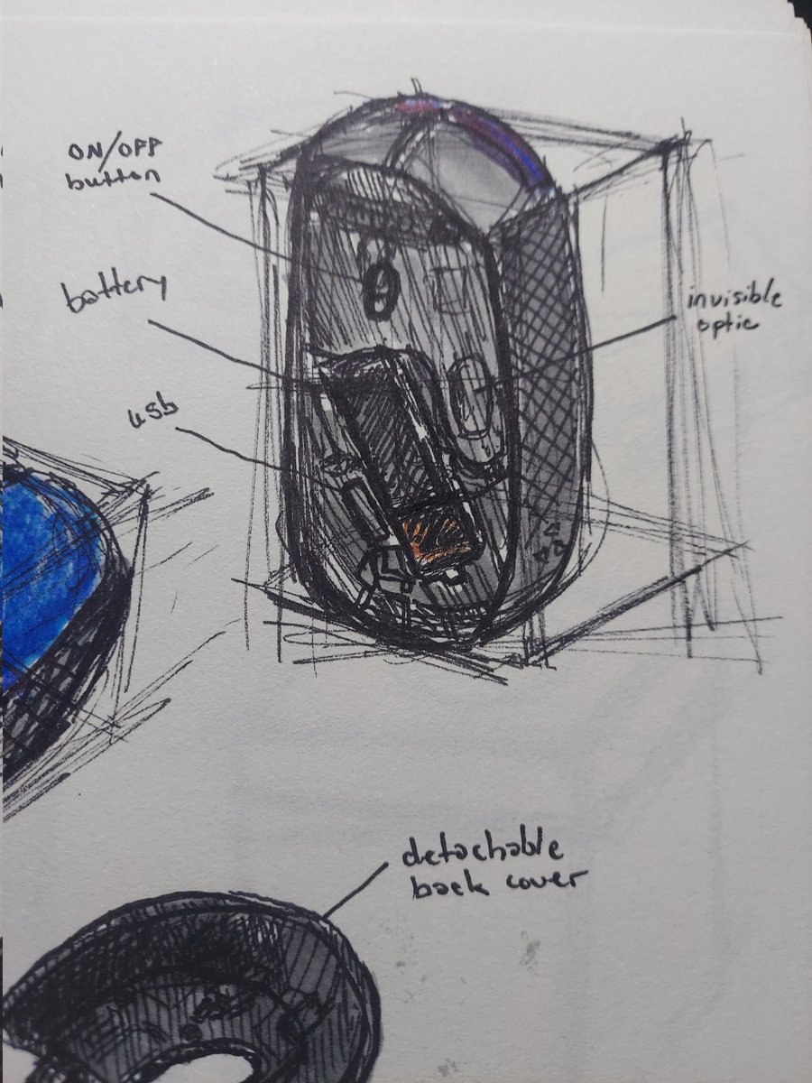 PeleParker's tweet photo. More of M170
#productdesign #techsketch #designprocess #industrialdesign #industrialsketch #drawingdaily #workfromhome #remotework #techessentials #logitech #wirelessmouse #Amazonfinds #officesetup #sketches #techgadgets #computeraccessories https://t.co/nzO4fN69Xj
