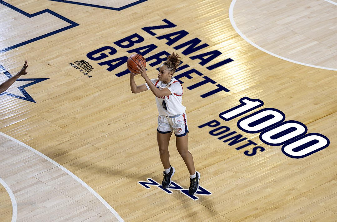 Navy Women's Basketball (@navywbb) on Twitter photo Congrats to <a href="/zanaibg44/">Zanai Barnett #4</a> on becoming the fastest player in the Navy D1 era to score 1οΈβ£0οΈβ£0οΈβ£0οΈβ£ points! π€π
#GoNavy | #Impact Congrats to <a href="/zanaibg44/">Zanai Barnett #4</a> on becoming the fastest player in the Navy D1 era to score 1οΈβ£0οΈβ£0οΈβ£0οΈβ£ points! π€π
#GoNavy | #Impact