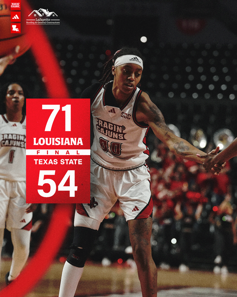 Got the W 😤

📊 ragncaj.co/wbbtxst0212

#GeauxCajuns