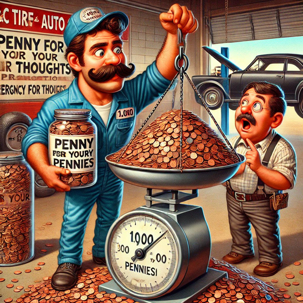 GandCTireAuto's tweet photo. 🚨 Pennies Are Going Extinct! 🚨

Before they vanish, G&amp;C is giving them one last job—SAVING YOU MONEY! 💰😂

🔥 State Inspections = HALF PRICE if you pay 1,000 pennies! (We’ll weigh, not count. 5.5 lbs of savings! 💪)

🛠️ Any repair? Bring $10 in pennies &amp; we’ll knock off $20! https://t.co/uU5YS3wSqC