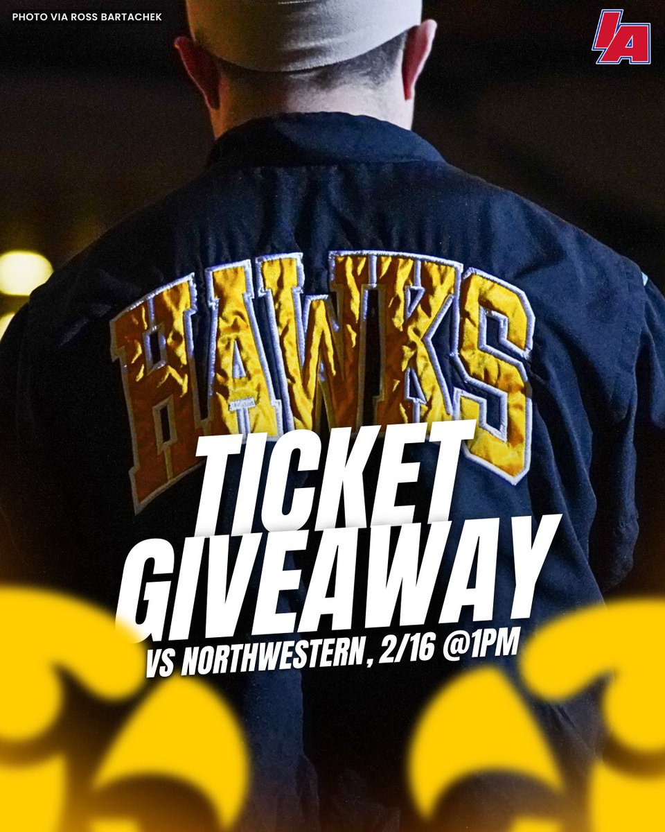 rossbchek's tweet image. Last home Big Ten dual this weekend. I’m giving away two tickets to the Iowa-Northwestern dual!
To enter:
1) RT this tweet
2) Must be following
3) Tag a friend for an extra entry
Winner will be picked at random Friday after Noon CT.
