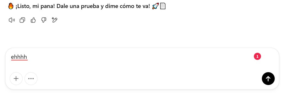 yrvingv's tweet photo. Agarra confianza rápido esta...! jajajaja https://t.co/vgYxjDjhdX